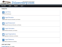 Tablet Screenshot of dilawctory.com